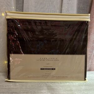 Avenue Bradford European Sham in Rich Brown